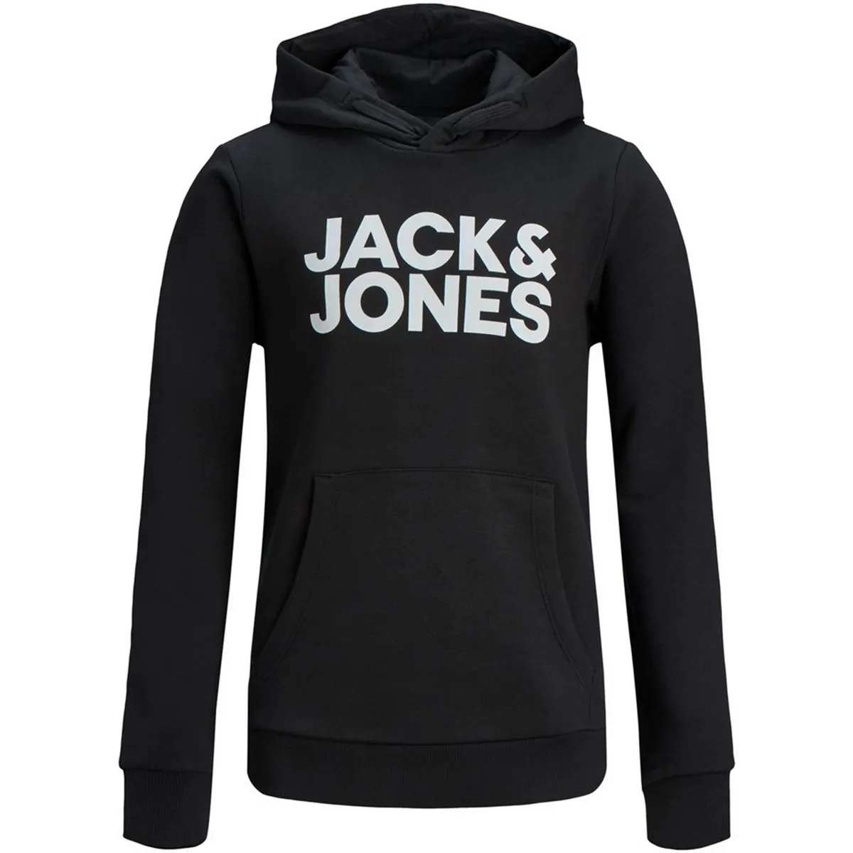12152841 JJECORP LOGO SWEAT HOOD SS19 BLACK