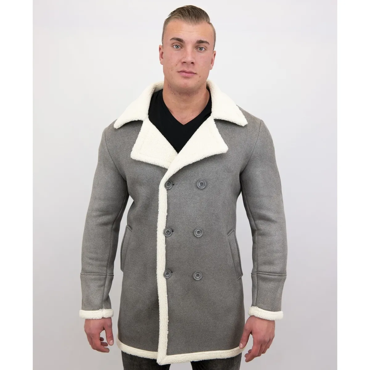 Abrigo De Piel Artificial Lammy