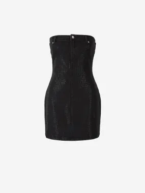Alexander Wang Vestido Mini Brillos