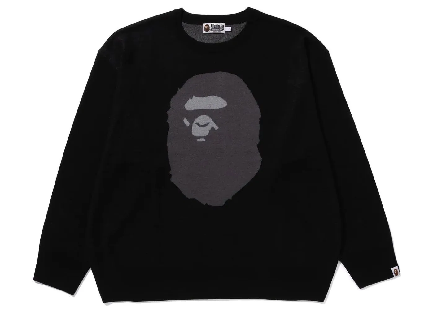BAPE BAPE Ape Head Jacquard Knit Sweater Black