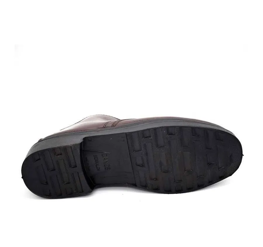 BOTA PIEL CORDON MARRON PARA HOMBRE CANOS 010 PISO VULCANIZADO