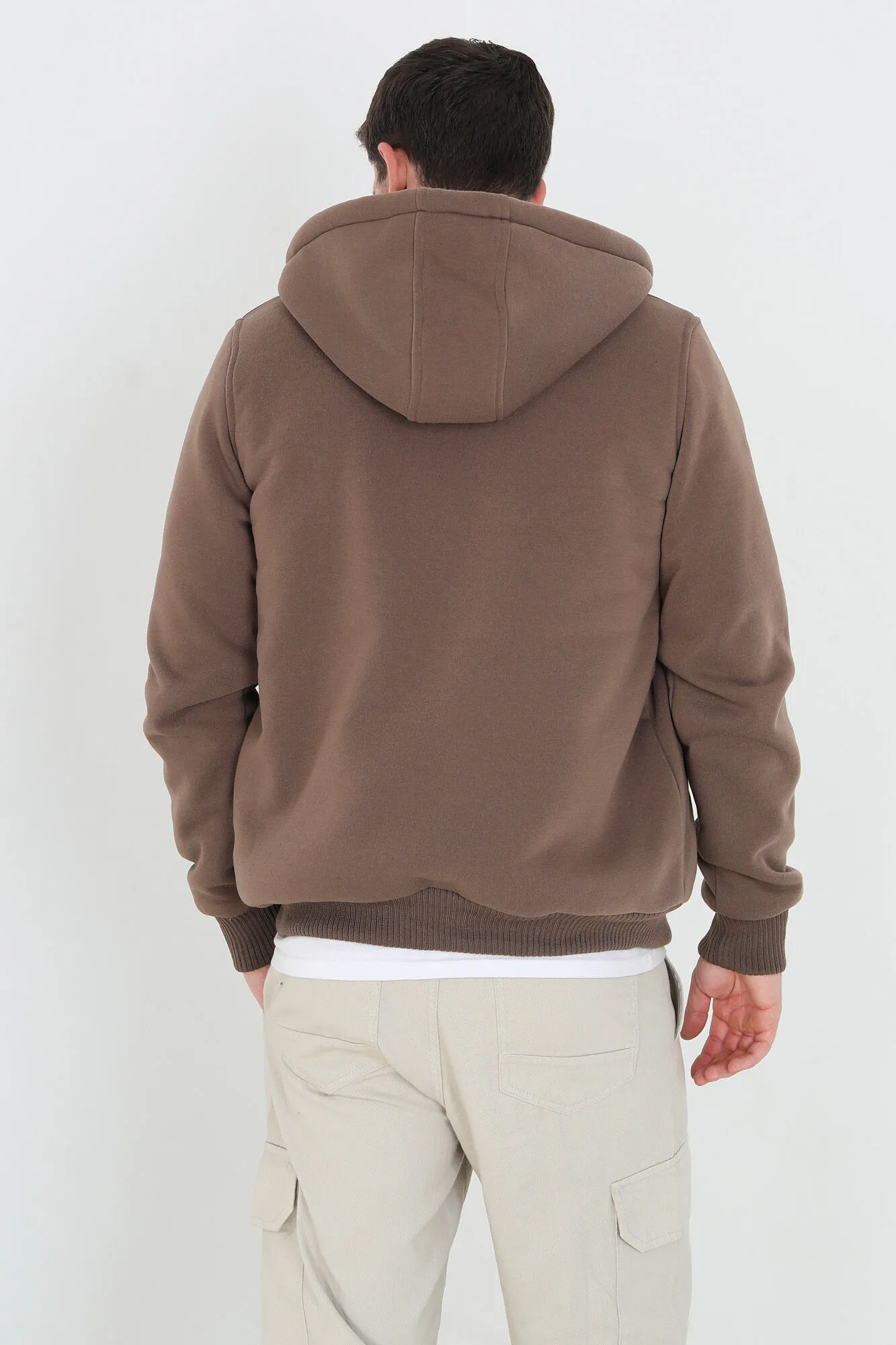 Brave Soul Sudadera con capucha y borrego