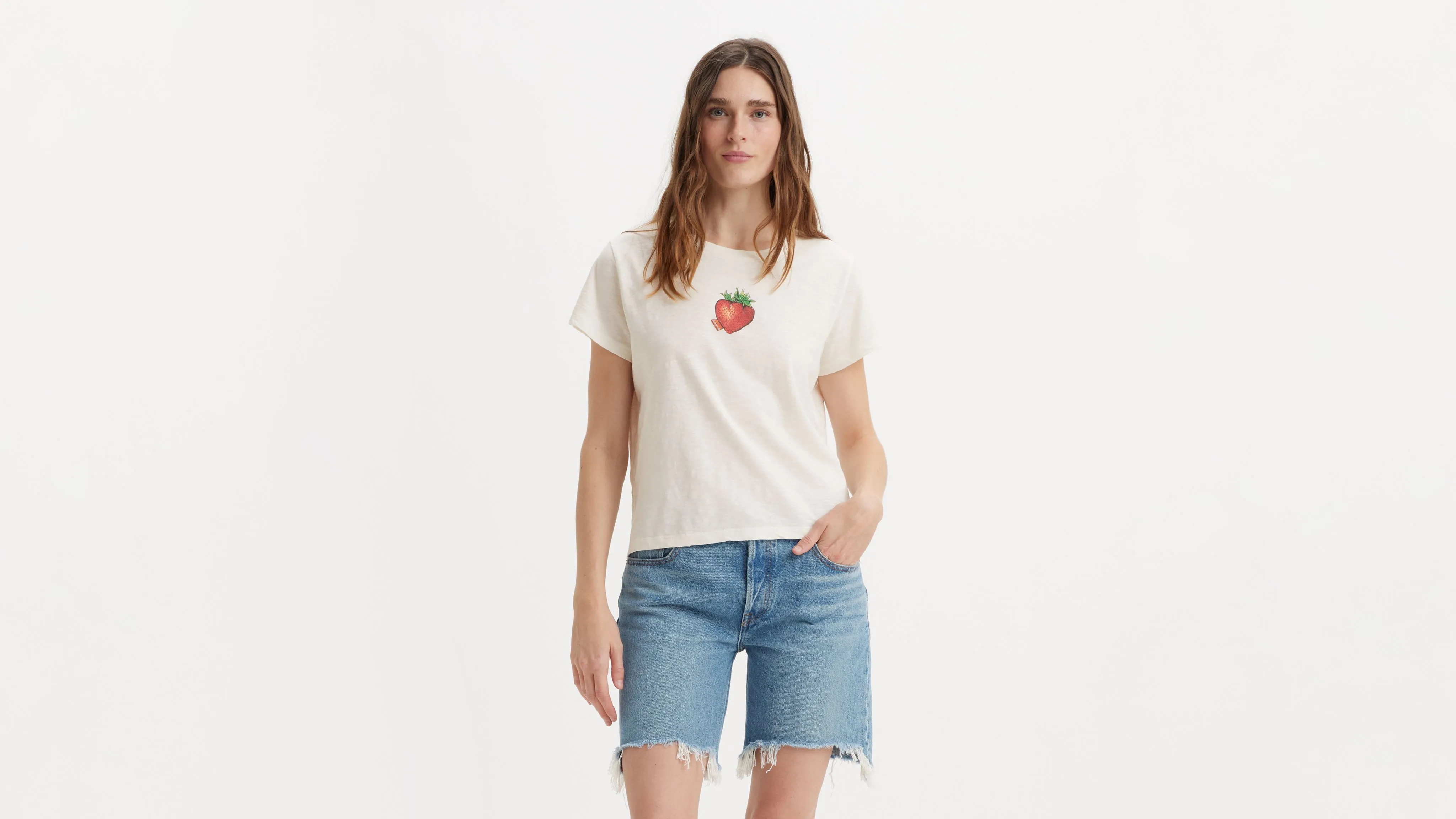 Camiseta Gráfica Cuadrada