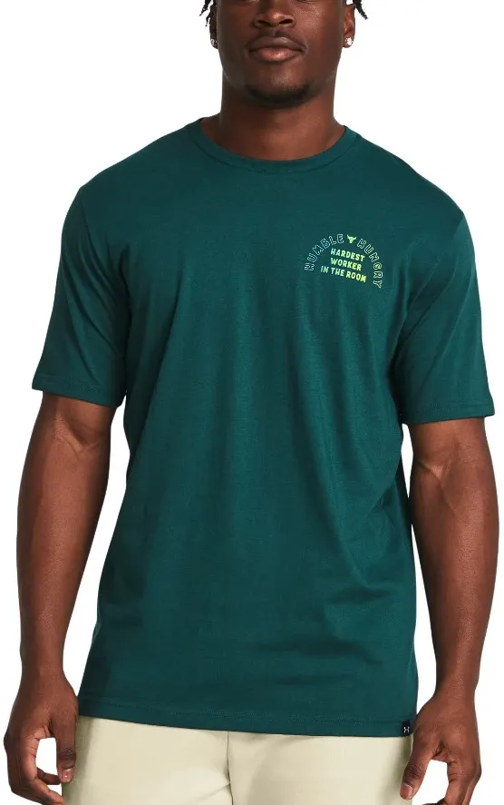 Camiseta Under Armour UA Pjt Rck H&H Graphc SS-BLU