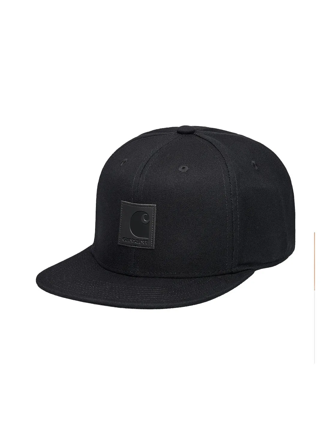 CARHARTT WIP LOGO CAP BLACK