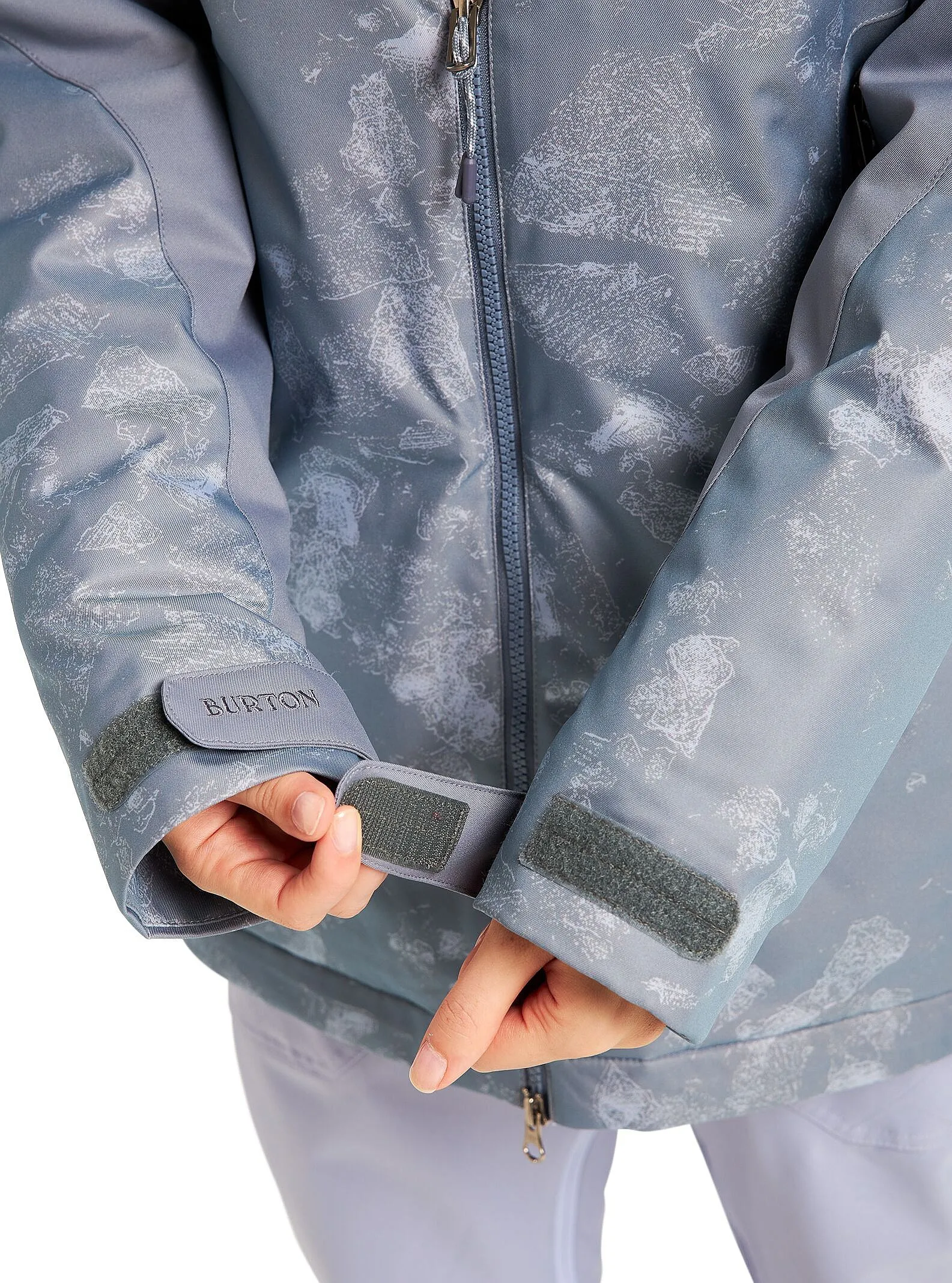 chaqueta Burton Lelah - Folkstone Gray/Crystalline - women´s