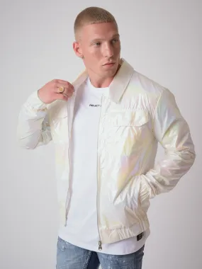 Chaqueta iridiscente