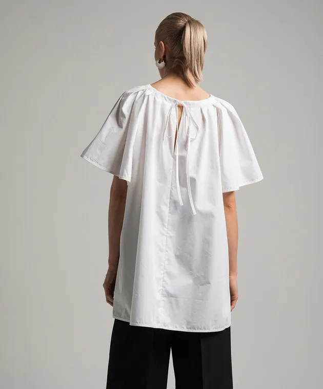 CO White blouse with silk