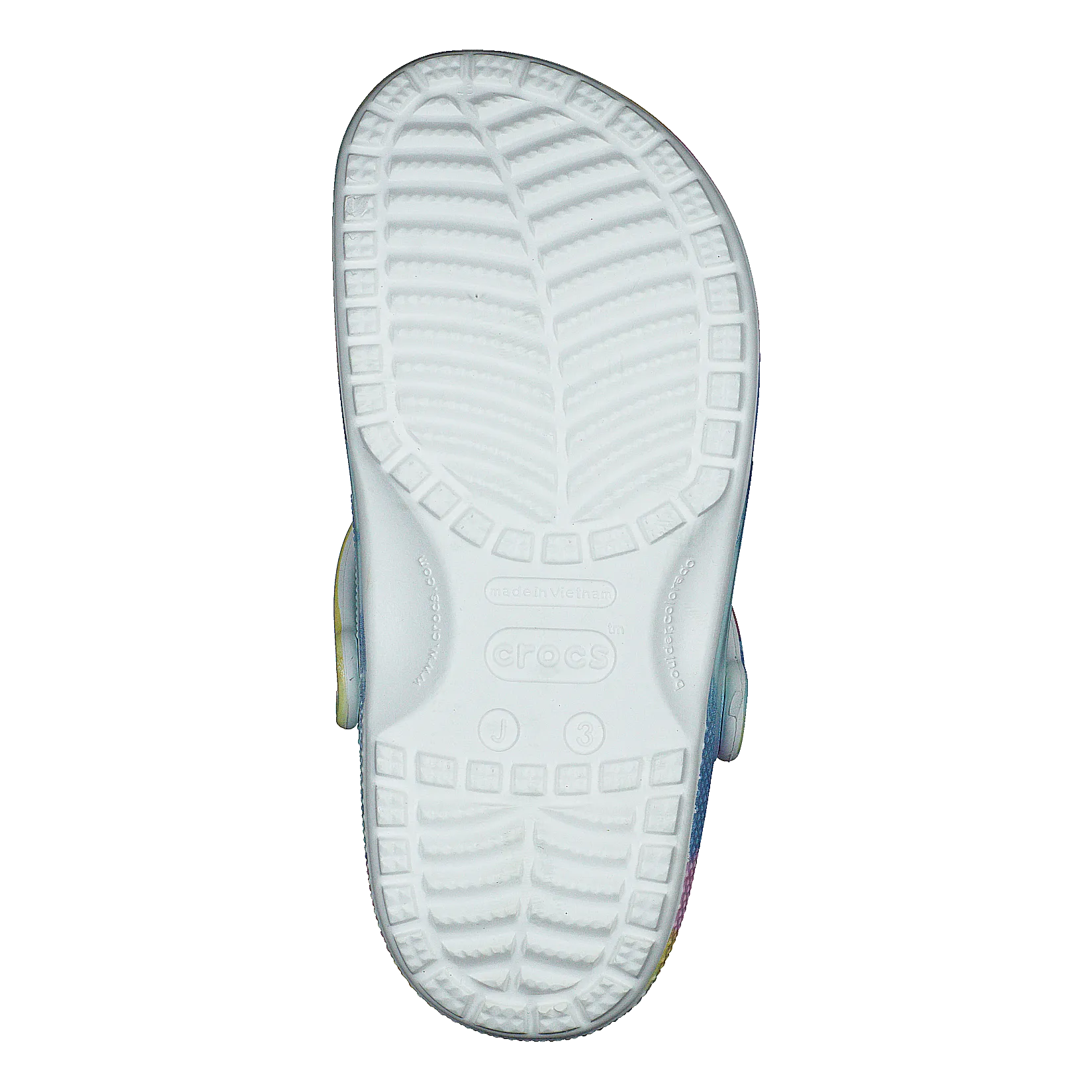 Crocs Classic Tiedye Graphic Clog K White/multi