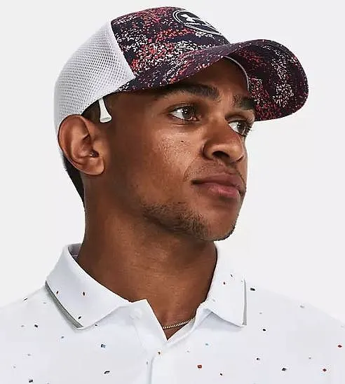 gorra con visera Under Armour Iso-Chill Driver Mesh - Midnight Navy/White - men´s