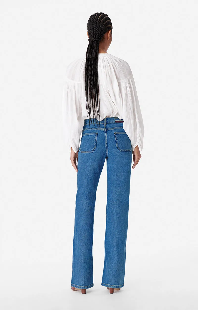 JEANS FLARE BOLSILLOS