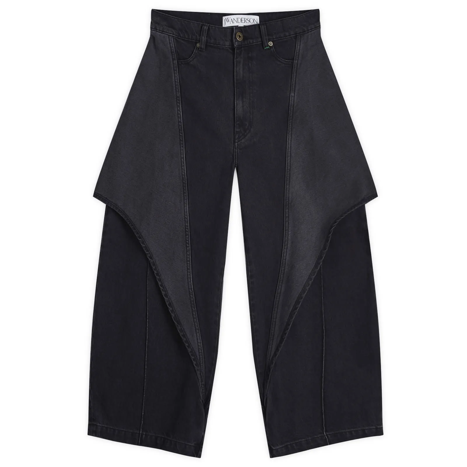 JW Anderson Sculptural Jeans Dark Grey