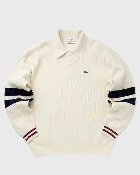 Lacoste French Made Relaxed Fit Cotton Knitted Sweater