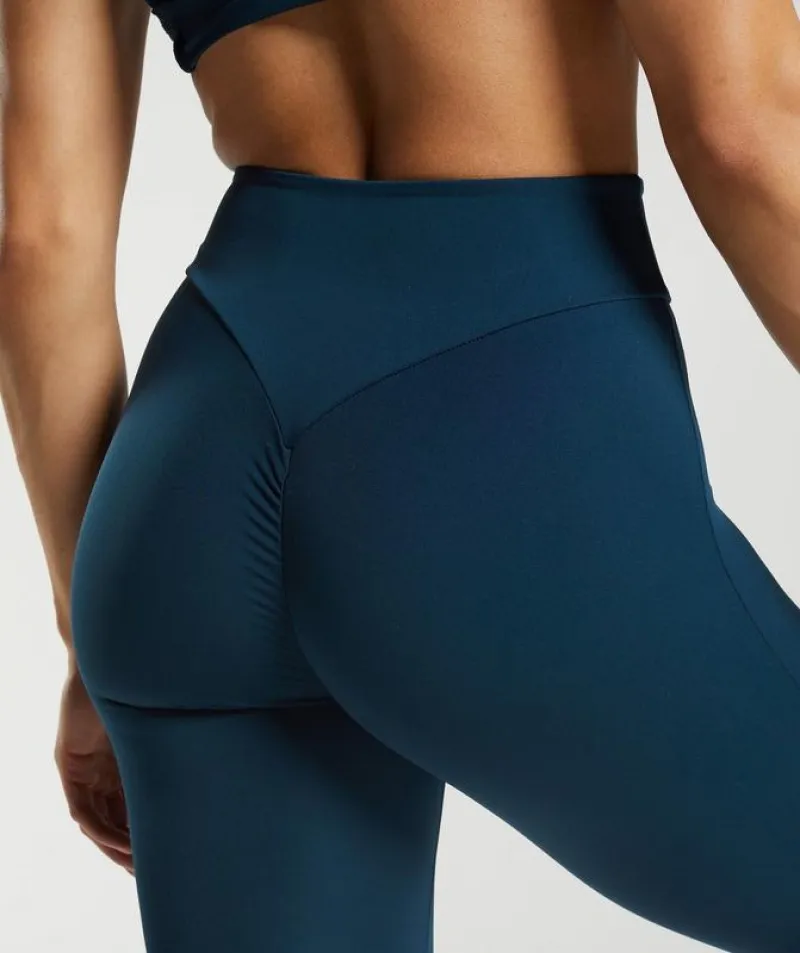 Leggins Gymshark GS Power Original Leggings Azul Marino | 742159-ANM