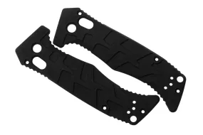 Lex Custom Benchmade Mini Adamas Scales MATH190 Turtle Armor Black Titanium, cachas de mango