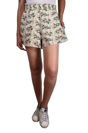 MAJE Shorts Flores Bordadas