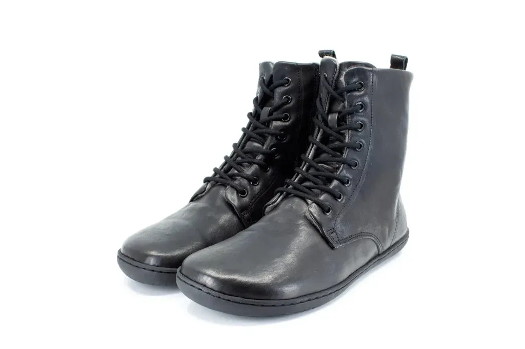 Mukishoes - Igneous II Black - Botines de cordones barefoot