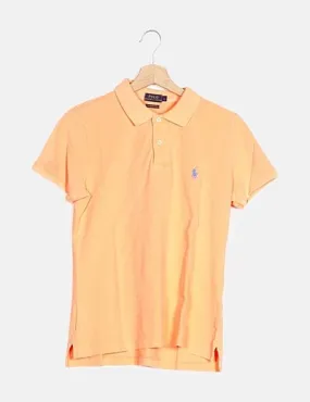 Polo Ralph Lauren Polo skinny naranja flúor