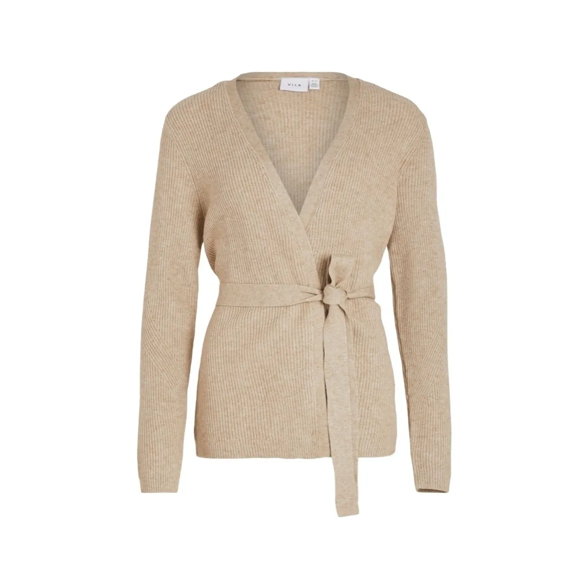 Ril Cardigan L/S - Natural Melange