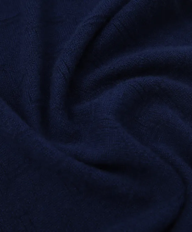 Stefano Ricci Baby blue cashmere scarf
