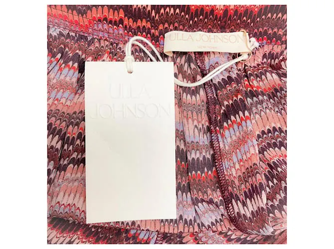 Ulla Johnson Pantalones cortos Alina de seda violeta zafiro Roja 