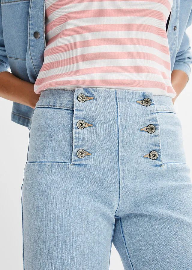 Vaqueros azul hielo denim