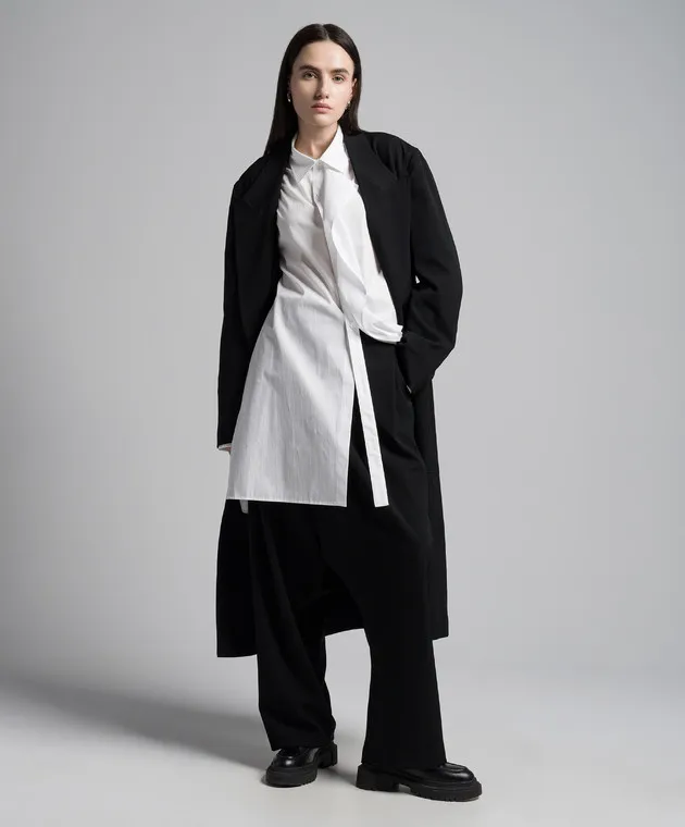Y`S Yamamoto White elongated blouse