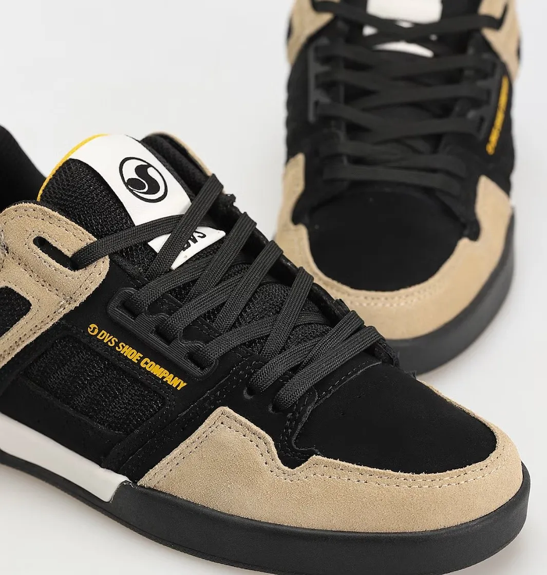 zapatos DVS Comanche 2.0+ - Black/Tan/Yellow/Suede - men´s